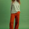 Women Gudrun Sjödén Pants | Field Woven Pants In Organic Cotton