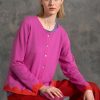 Women Gudrun Sjödén Cardigans | Cardigan In Cashmere/Wool