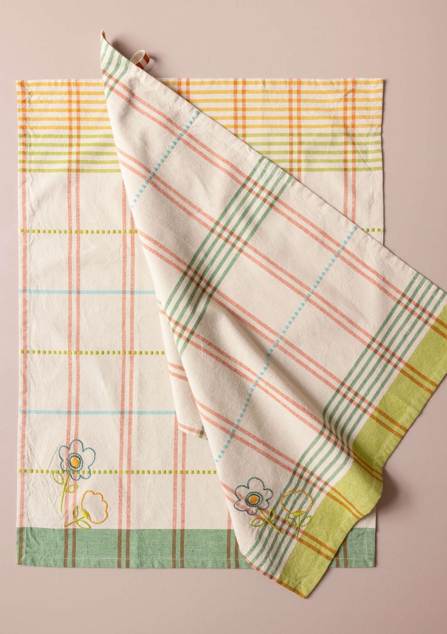 Homeware Gudrun Sjödén | Fields Kitchen Towel In Organic Cotton