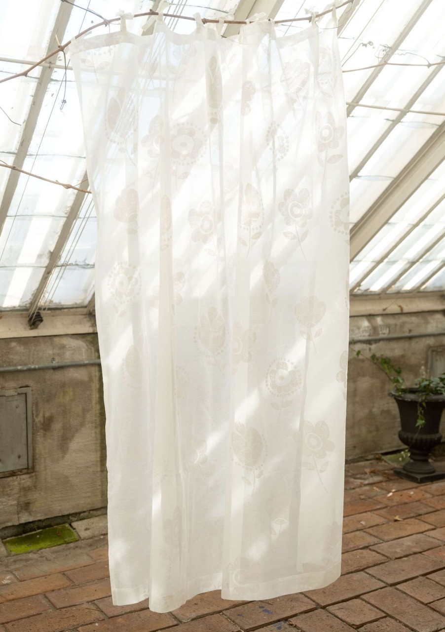 Homeware Gudrun Sjödén | Tulipanaros Short Curtain In Organic Cotton