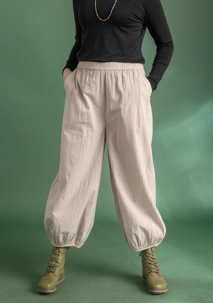 Women Gudrun Sjödén Pants | Woven Puff Pants In Organic Cotton