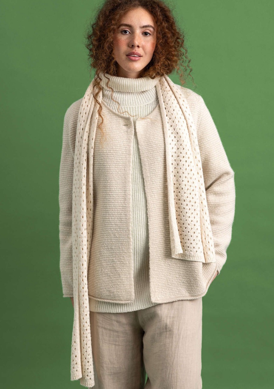 Women Gudrun Sjödén | Knit Scarf In Organic Cotton