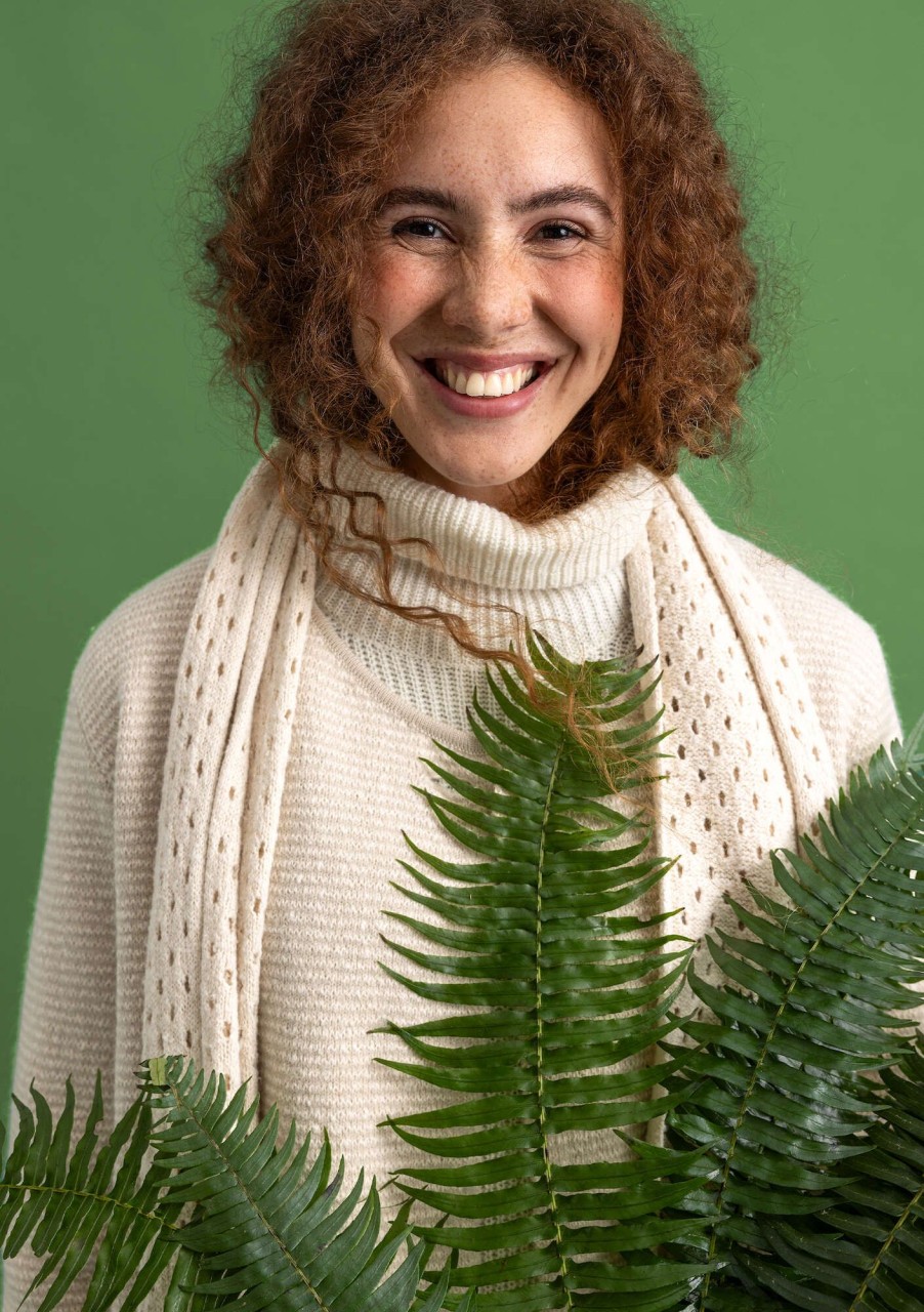 Women Gudrun Sjödén | Knit Scarf In Organic Cotton