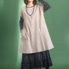 Women Gudrun Sjödén Dresses | Woven Sleeveless Dress In Organic Cotton