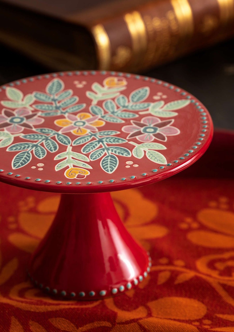 Homeware Gudrun Sjödén | Mongolia Ceramic Cake Stand