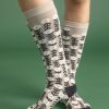 Women Gudrun Sjödén | Cleo Patterned Knee-Highs In Organic Cotton