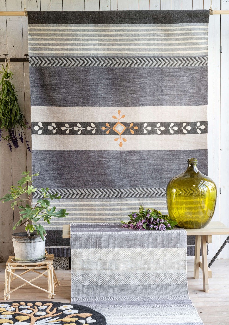 Homeware Gudrun Sjödén | Tulsi Jacquard-Woven Wool Rug