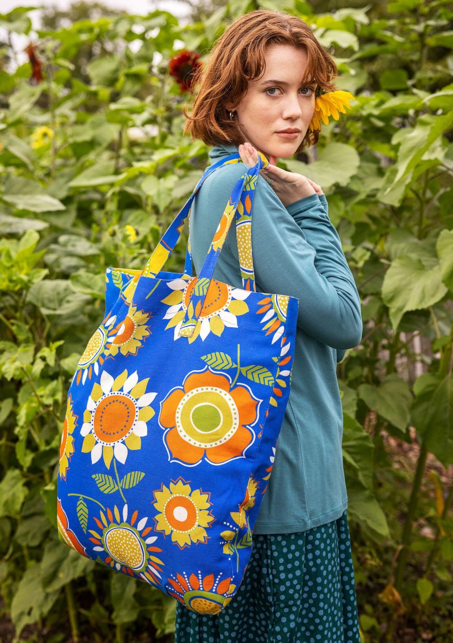 Women Gudrun Sjödén | Sunflower Bag In Organic Cotton/Linen