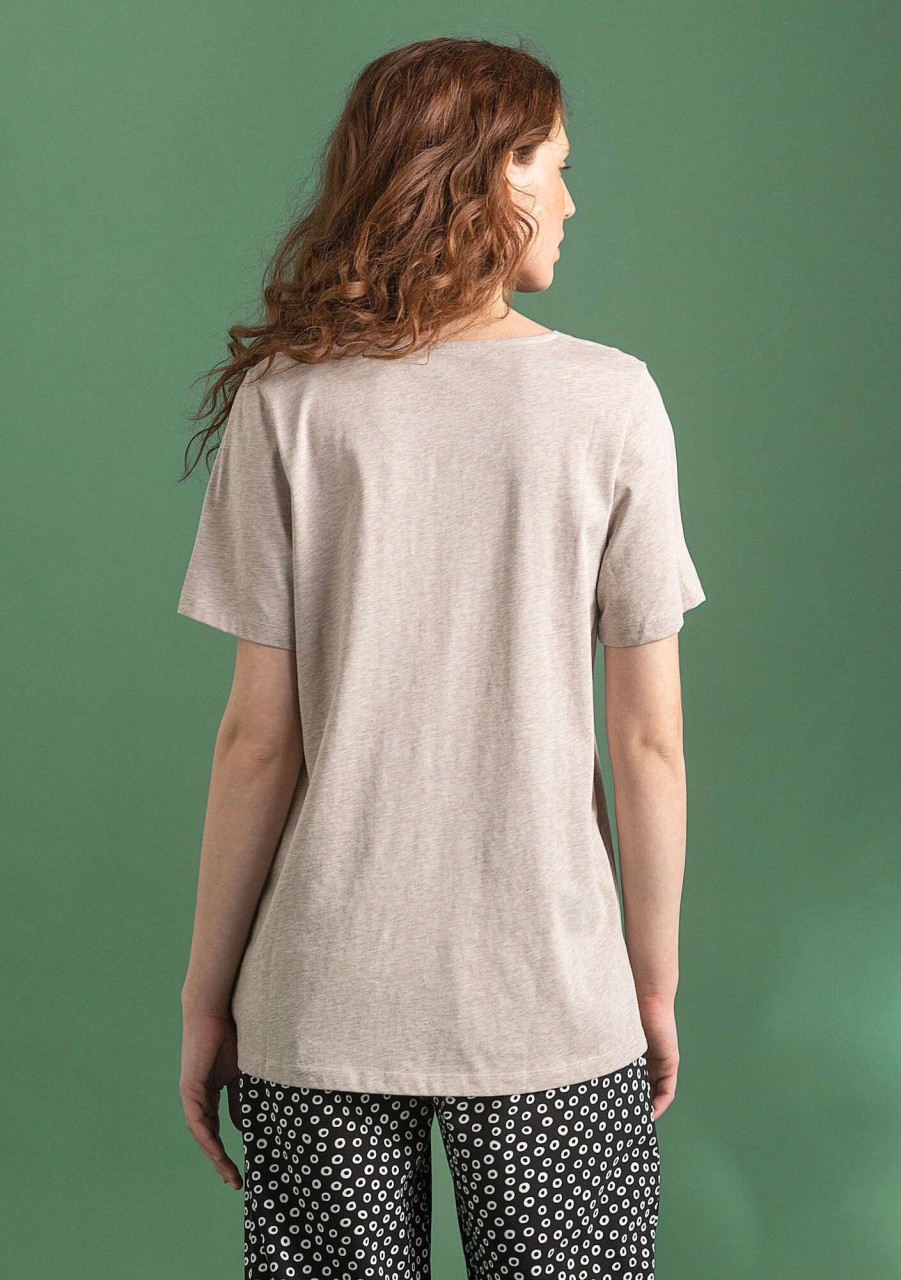 Women Gudrun Sjödén Tops & Shirts | Oriana T-Shirt In Organic Cotton/Modal