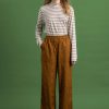 Women Gudrun Sjödén Pants | Wildflower Woven Pants In Rayon/Cotton/Linen