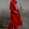 Women Gudrun Sjödén Coats & Jackets | Long Coat In A Wool Blend