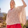 Women Gudrun Sjödén Vests | Patricia Poncho In Organic/Recycled Cotton