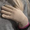 Women Gudrun Sjödén | Gloves In Organic Cotton/Wool With Touchscreen Function