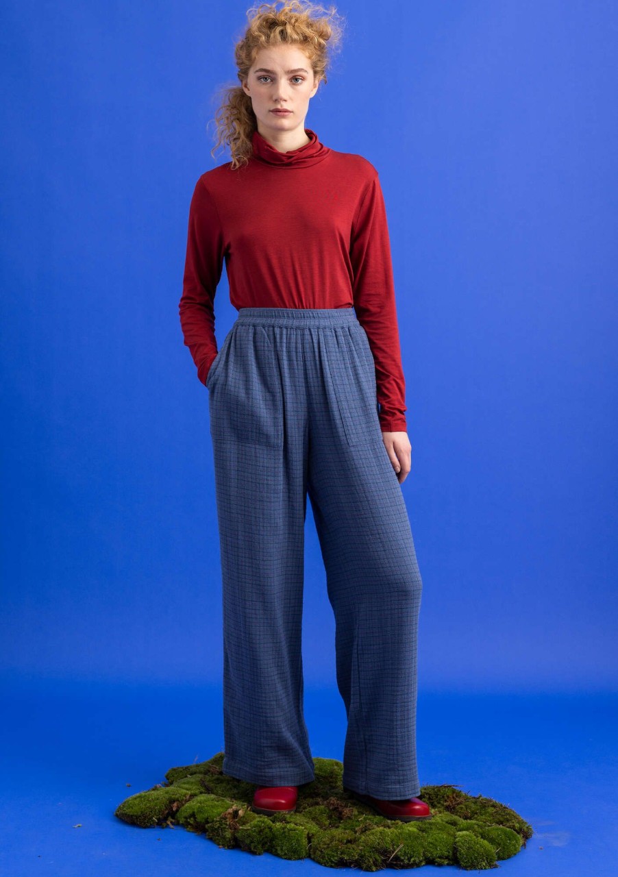 Women Gudrun Sjödén Pants | Field Woven Pants In Organic Cotton