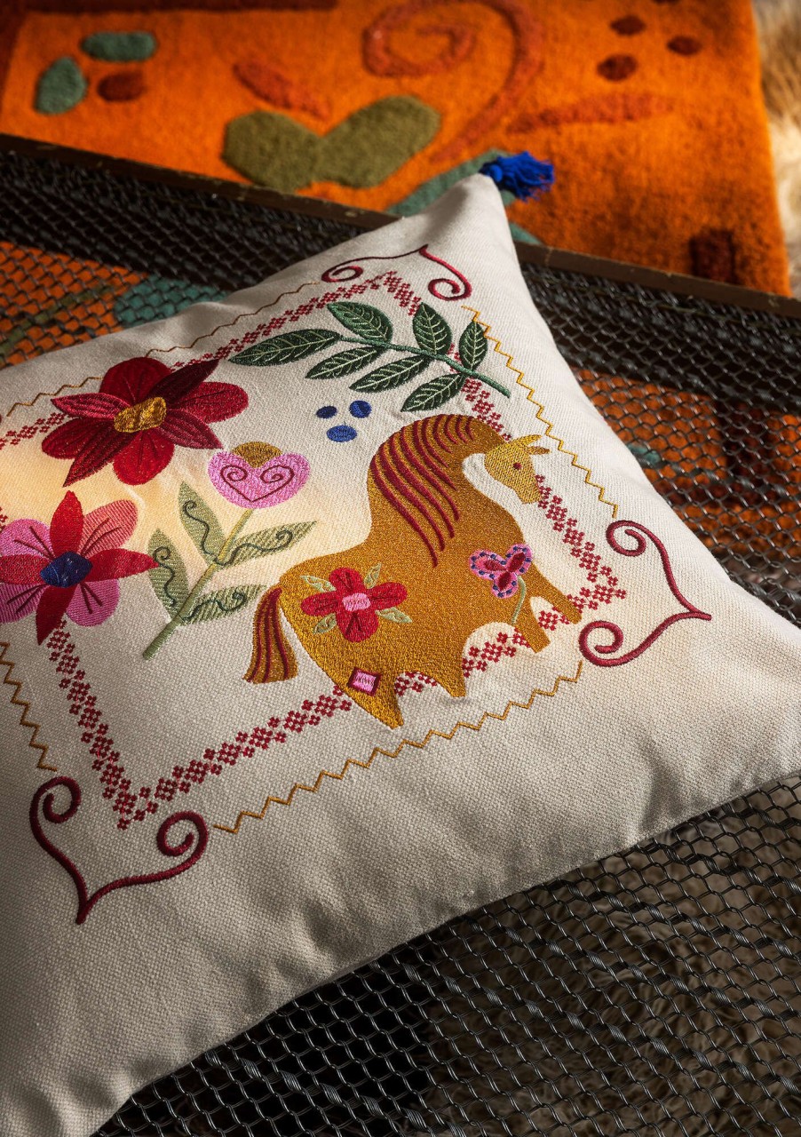 Homeware Gudrun Sjödén | Mongolia Cushion Cover In Organic Cotton