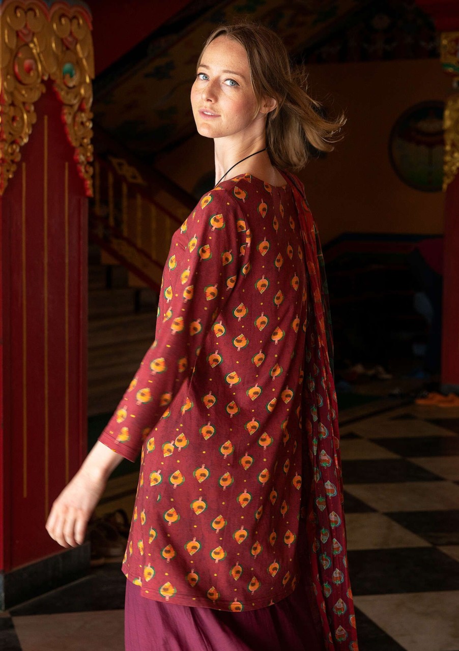 Women Gudrun Sjödén Tunics | Katmandu Jersey Tunic In Organic Cotton/Modal