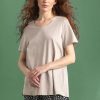 Women Gudrun Sjödén Tops & Shirts | Oriana T-Shirt In Organic Cotton/Modal