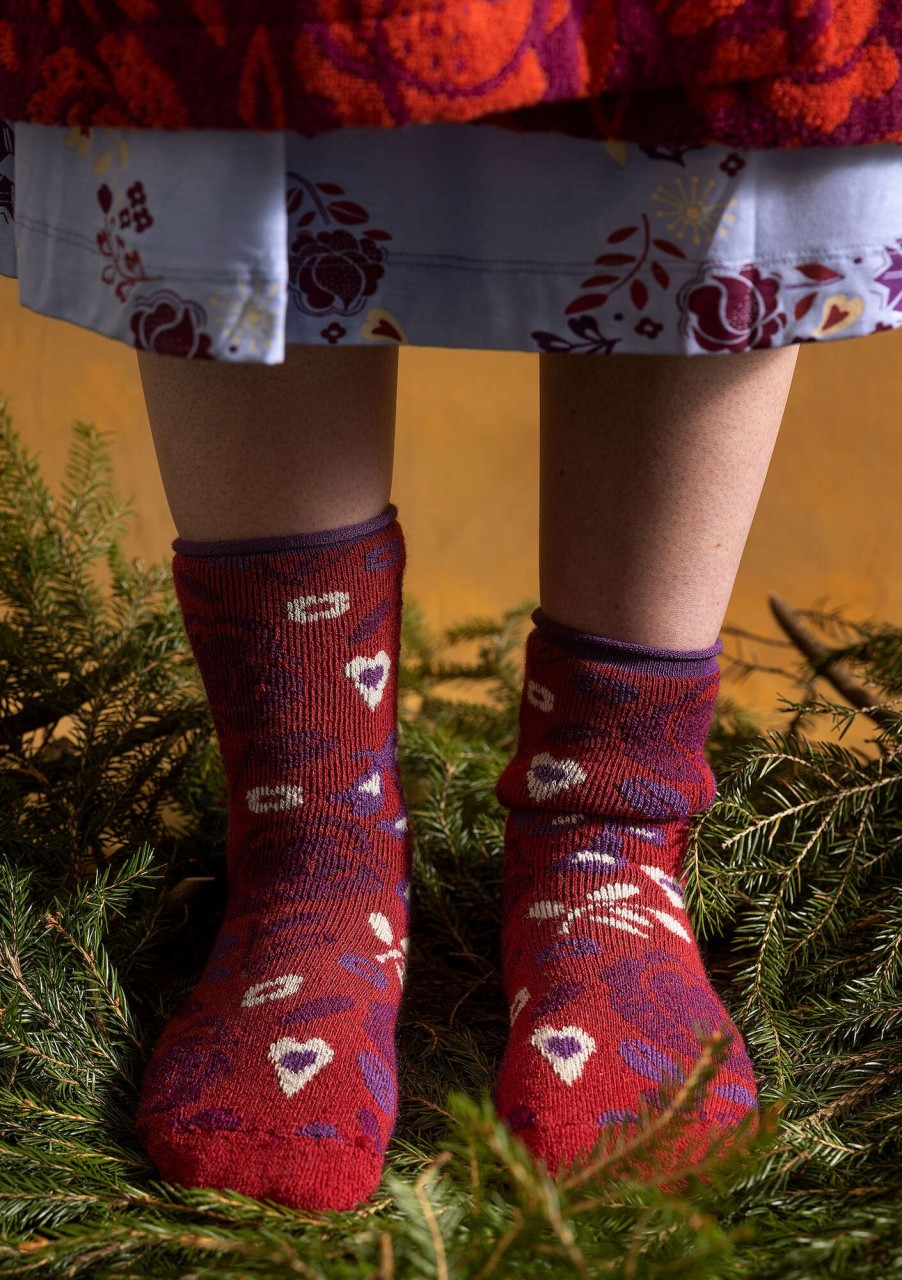 Women Gudrun Sjödén | Vinterros Wool Terry Socks