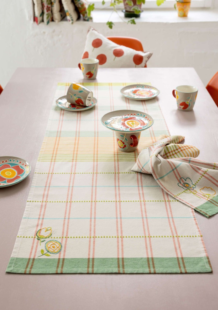 Homeware Gudrun Sjödén | Fields Table Runner In Organic Cotton